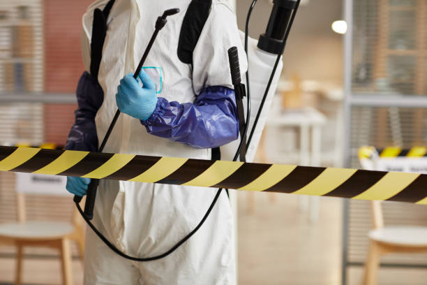 Professional Biohazard Cleanup technician working in Malaga, WA